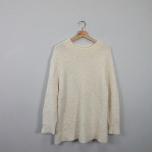 Wilfred Cream Ivory Seissan Alpaca Wool Mock Neck Sweater Size 1 S XS Lounge